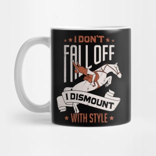 Funny Horseback Riding Horse Rider Gift Mug